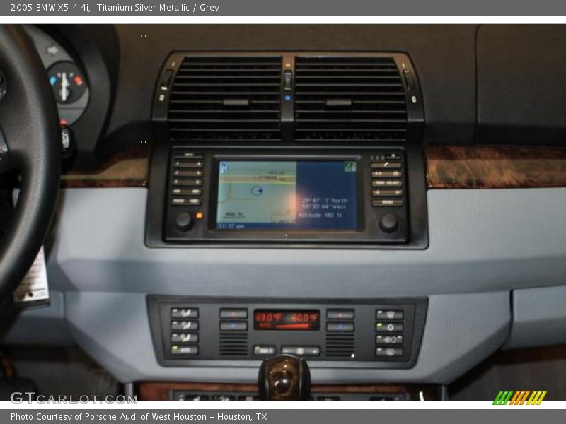 Titanium Silver Metallic / Grey 2005 BMW X5 4.4i