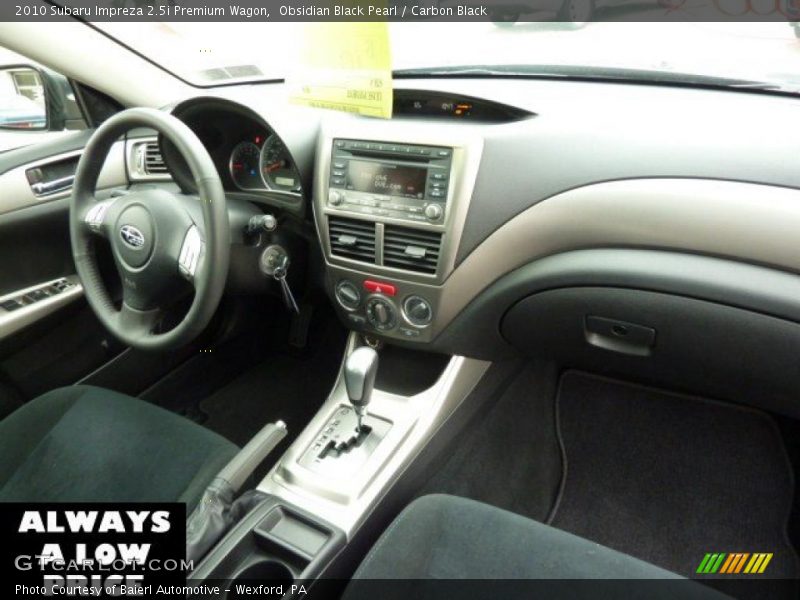 Obsidian Black Pearl / Carbon Black 2010 Subaru Impreza 2.5i Premium Wagon