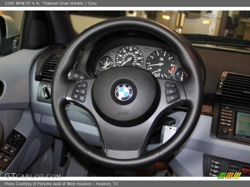 Titanium Silver Metallic / Grey 2005 BMW X5 4.4i