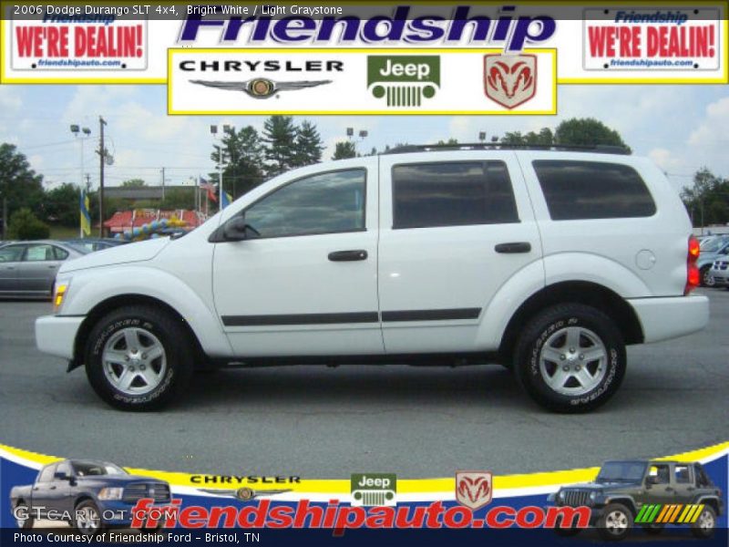 Bright White / Light Graystone 2006 Dodge Durango SLT 4x4