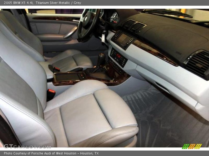 Titanium Silver Metallic / Grey 2005 BMW X5 4.4i