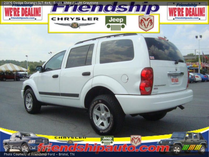 Bright White / Light Graystone 2006 Dodge Durango SLT 4x4