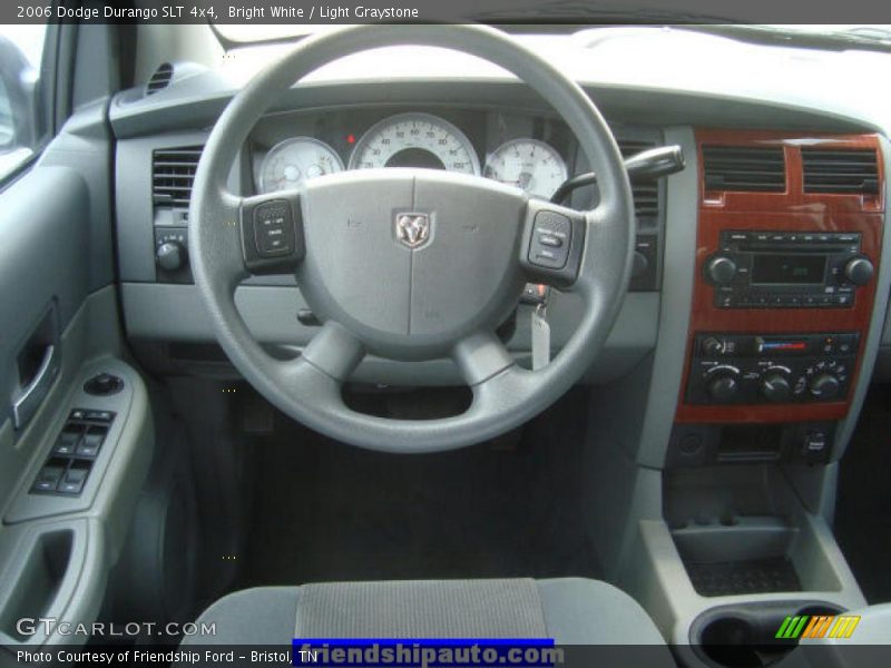 Bright White / Light Graystone 2006 Dodge Durango SLT 4x4