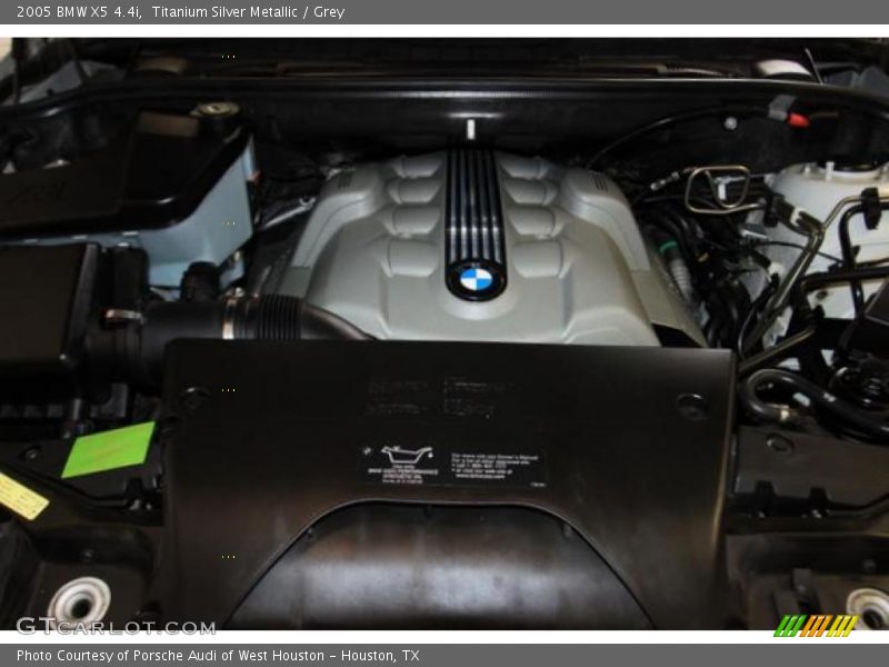 Titanium Silver Metallic / Grey 2005 BMW X5 4.4i