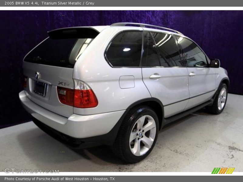 Titanium Silver Metallic / Grey 2005 BMW X5 4.4i