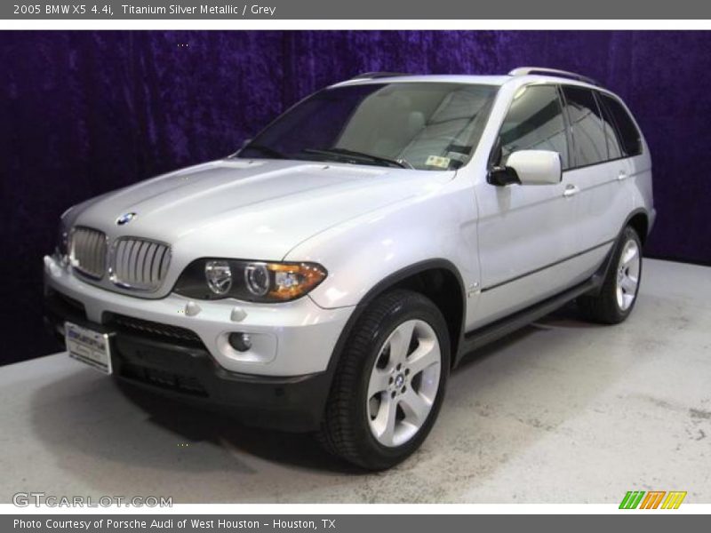 Titanium Silver Metallic / Grey 2005 BMW X5 4.4i