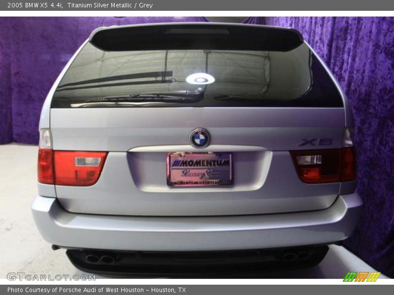 Titanium Silver Metallic / Grey 2005 BMW X5 4.4i