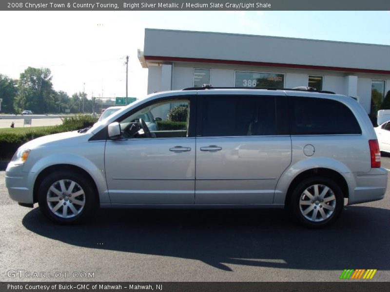 Bright Silver Metallic / Medium Slate Gray/Light Shale 2008 Chrysler Town & Country Touring