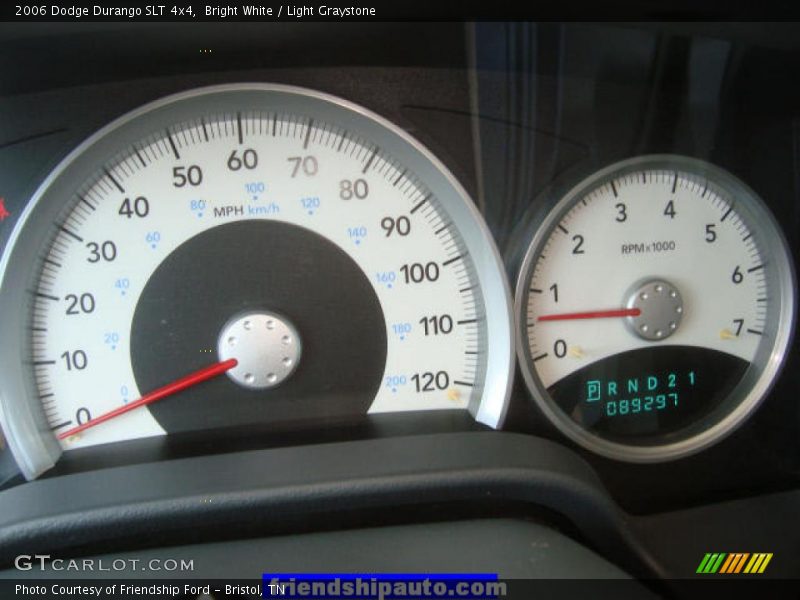 Bright White / Light Graystone 2006 Dodge Durango SLT 4x4