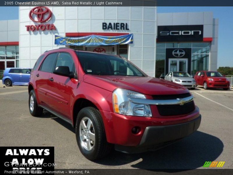 Salsa Red Metallic / Light Cashmere 2005 Chevrolet Equinox LS AWD