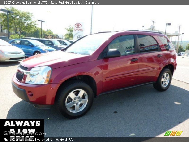 Salsa Red Metallic / Light Cashmere 2005 Chevrolet Equinox LS AWD