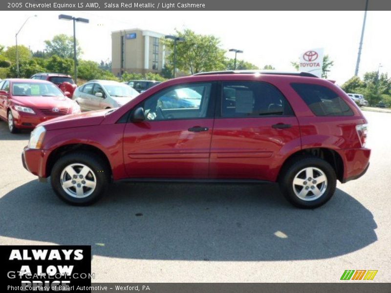 Salsa Red Metallic / Light Cashmere 2005 Chevrolet Equinox LS AWD