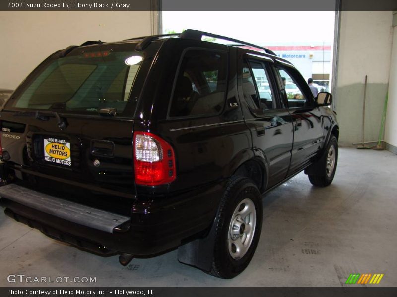 Ebony Black / Gray 2002 Isuzu Rodeo LS