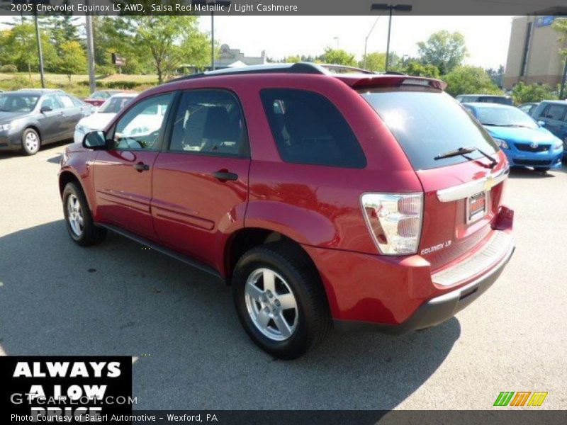 Salsa Red Metallic / Light Cashmere 2005 Chevrolet Equinox LS AWD
