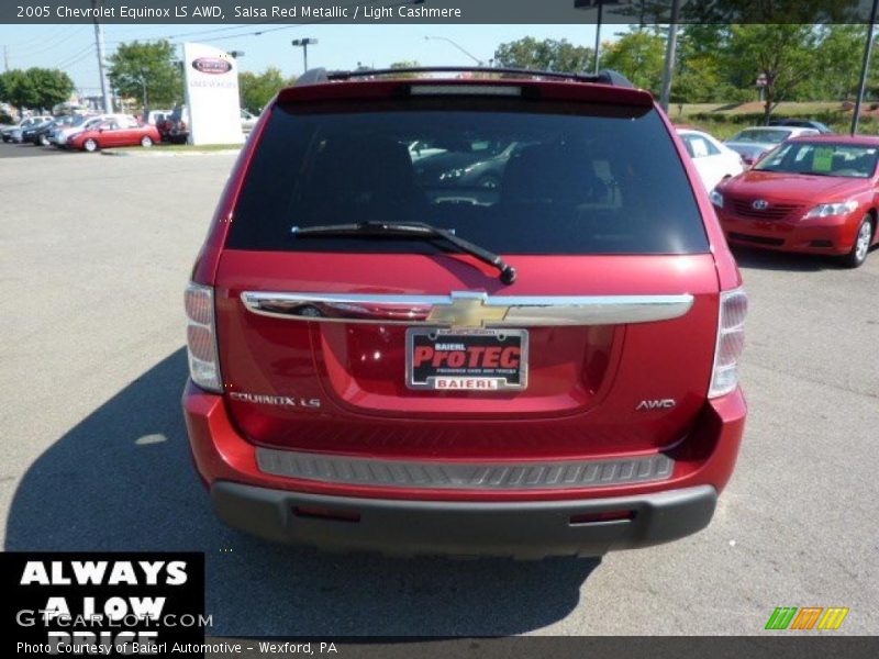 Salsa Red Metallic / Light Cashmere 2005 Chevrolet Equinox LS AWD