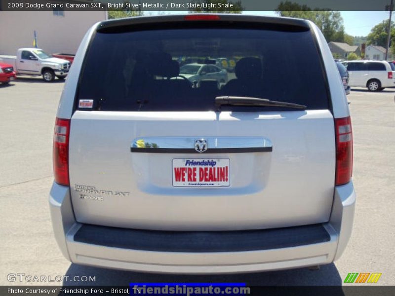 Bright Silver Metallic / Dark Slate/Light Shale 2008 Dodge Grand Caravan SXT