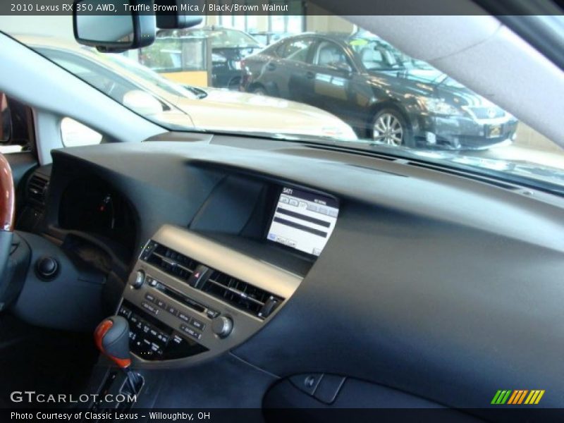 Truffle Brown Mica / Black/Brown Walnut 2010 Lexus RX 350 AWD