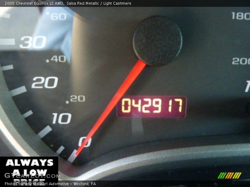 Salsa Red Metallic / Light Cashmere 2005 Chevrolet Equinox LS AWD