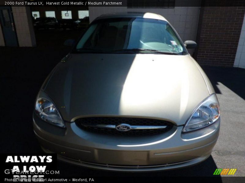 Harvest Gold Metallic / Medium Parchment 2000 Ford Taurus LX