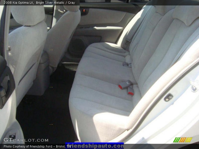 Bright Silver Metallic / Gray 2008 Kia Optima LX