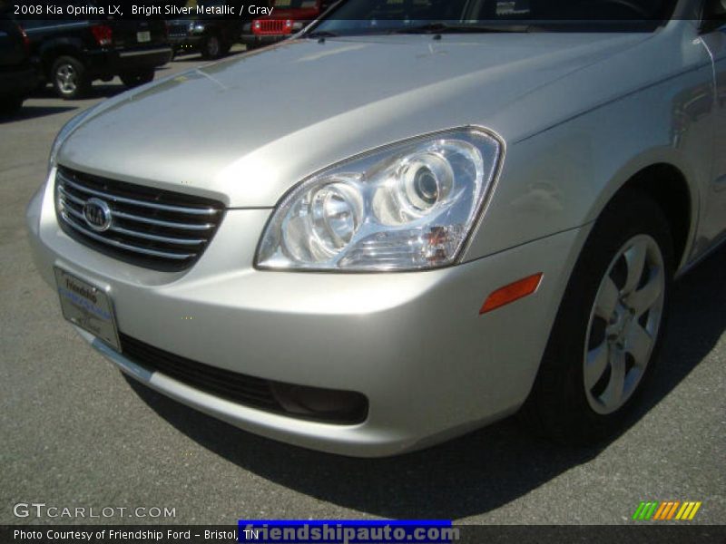 Bright Silver Metallic / Gray 2008 Kia Optima LX