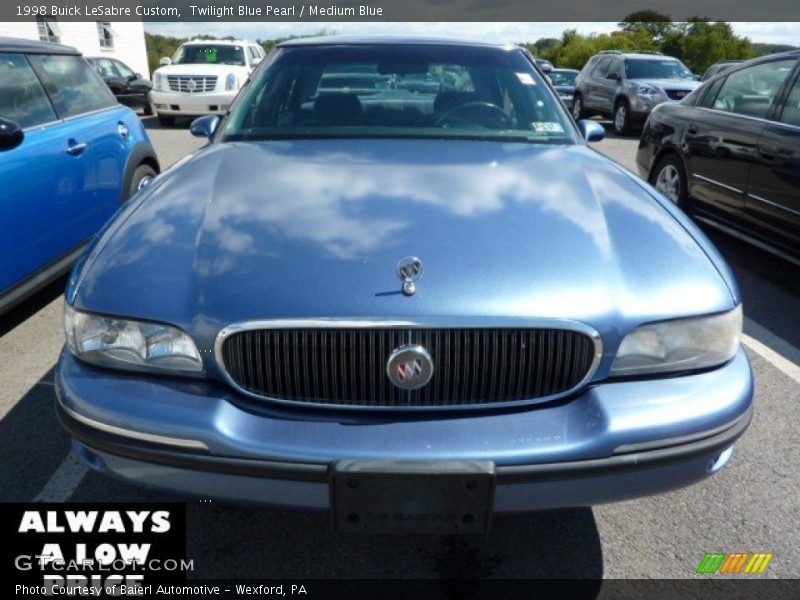 Twilight Blue Pearl / Medium Blue 1998 Buick LeSabre Custom