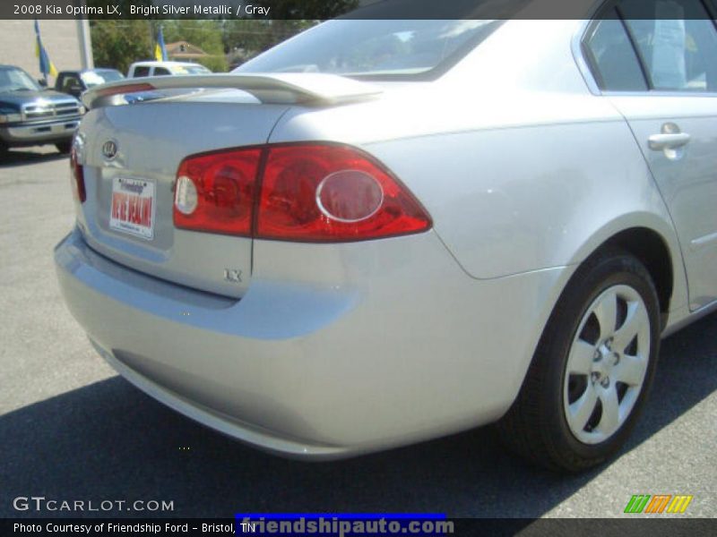 Bright Silver Metallic / Gray 2008 Kia Optima LX
