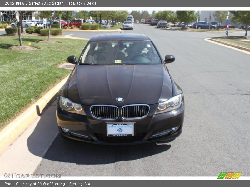 Jet Black / Beige 2009 BMW 3 Series 335d Sedan