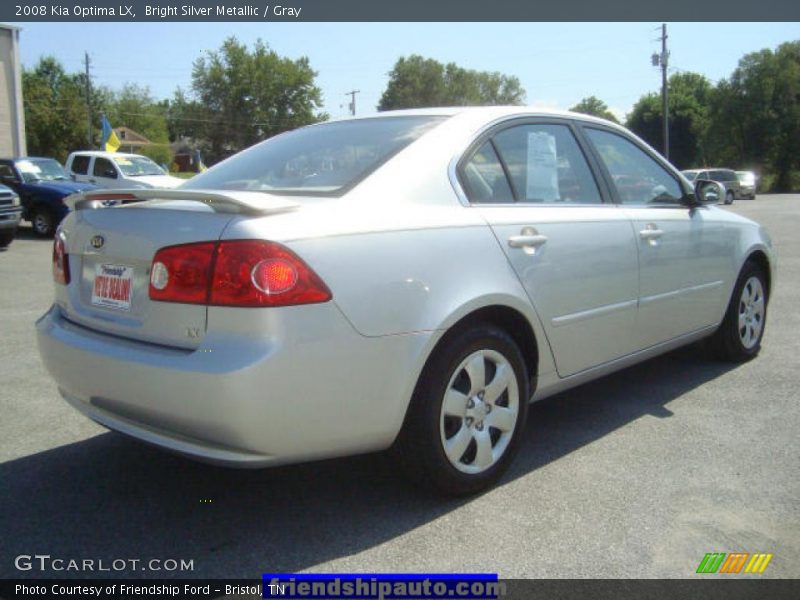 Bright Silver Metallic / Gray 2008 Kia Optima LX
