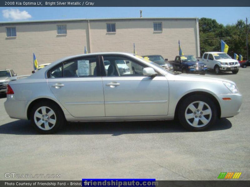 Bright Silver Metallic / Gray 2008 Kia Optima LX
