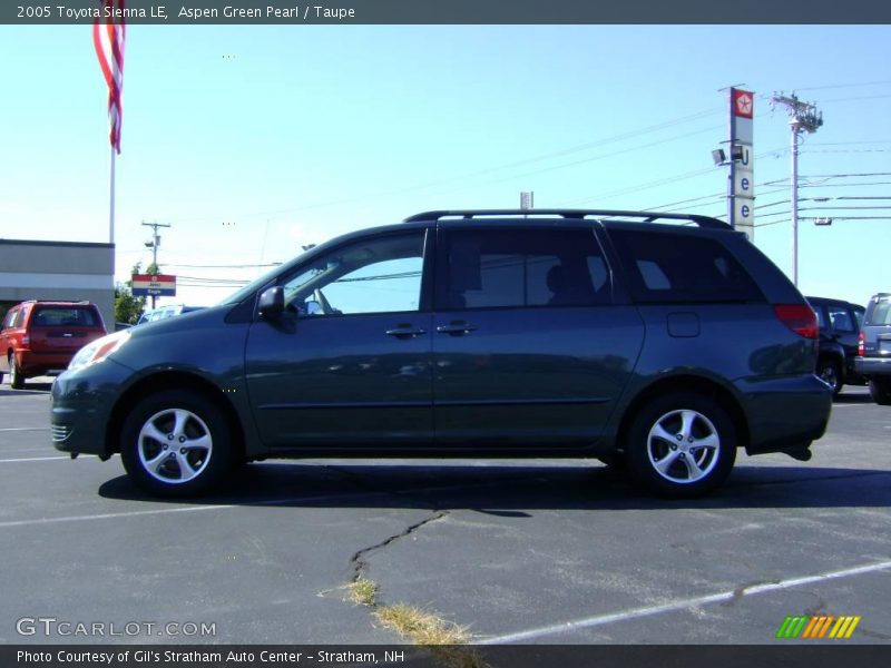 Aspen Green Pearl / Taupe 2005 Toyota Sienna LE