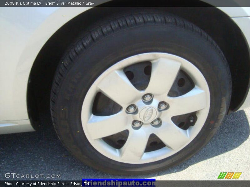 Bright Silver Metallic / Gray 2008 Kia Optima LX
