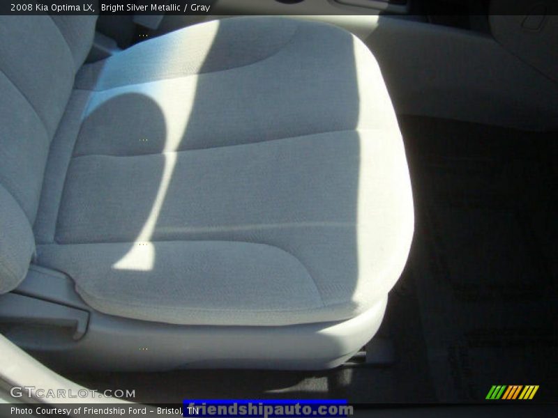 Bright Silver Metallic / Gray 2008 Kia Optima LX