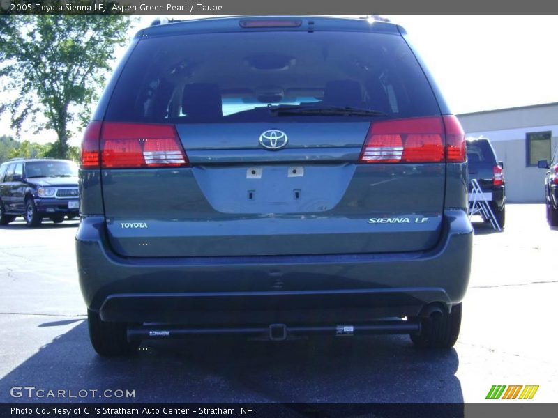 Aspen Green Pearl / Taupe 2005 Toyota Sienna LE