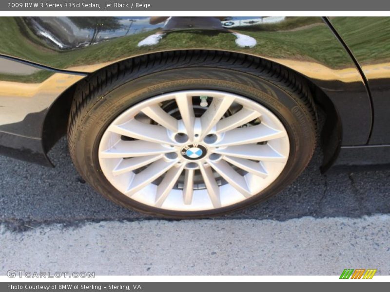 Jet Black / Beige 2009 BMW 3 Series 335d Sedan