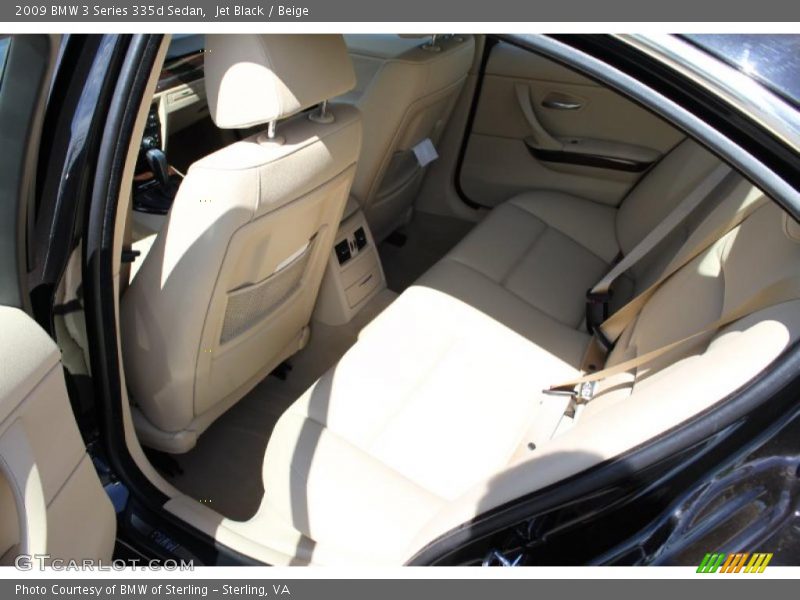 Jet Black / Beige 2009 BMW 3 Series 335d Sedan