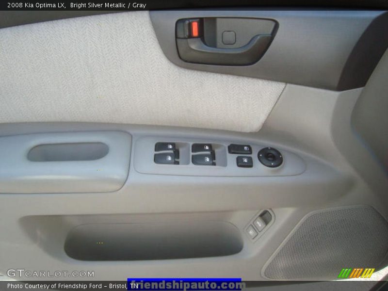 Bright Silver Metallic / Gray 2008 Kia Optima LX