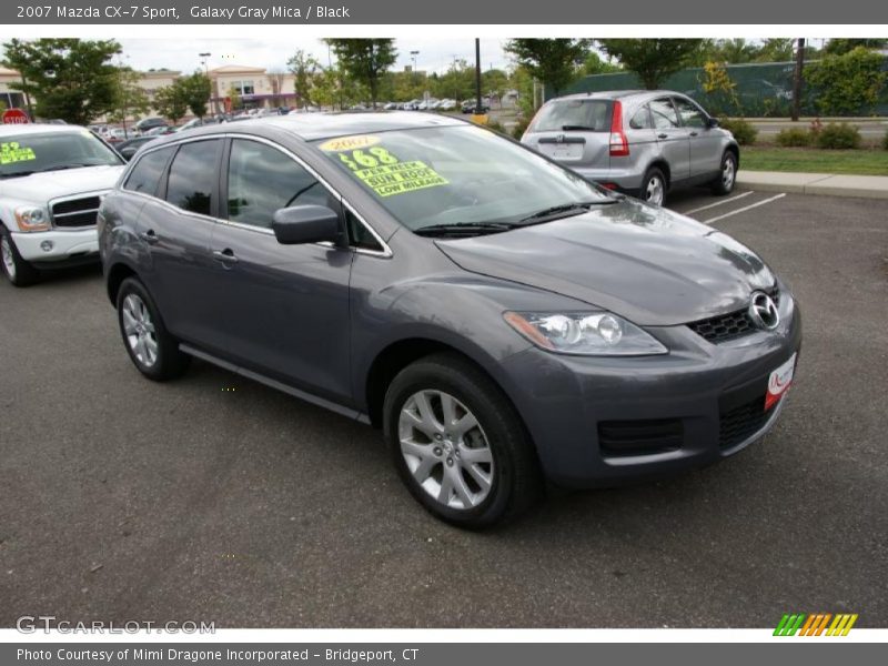 Galaxy Gray Mica / Black 2007 Mazda CX-7 Sport