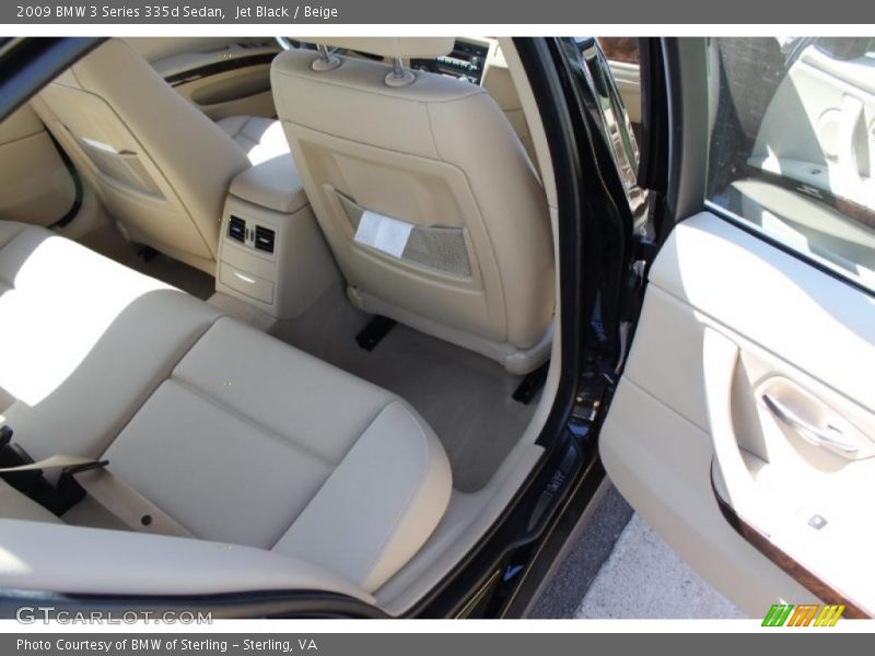 Jet Black / Beige 2009 BMW 3 Series 335d Sedan