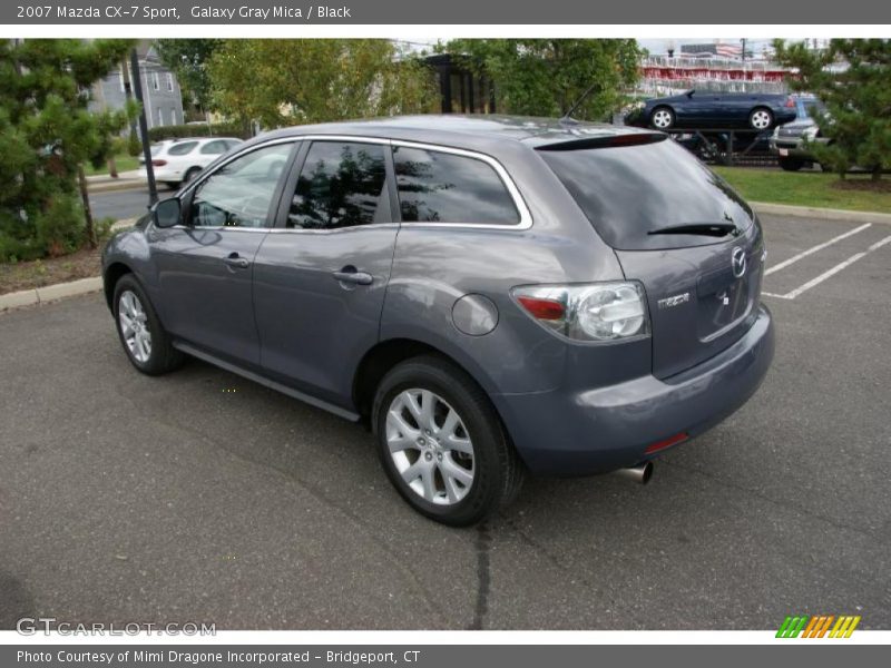 Galaxy Gray Mica / Black 2007 Mazda CX-7 Sport