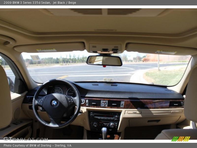 Jet Black / Beige 2009 BMW 3 Series 335d Sedan