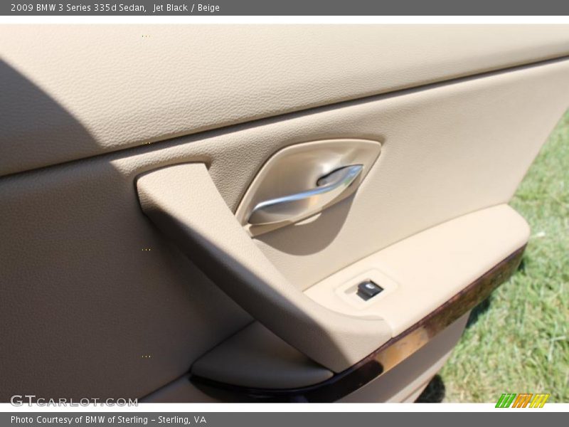 Jet Black / Beige 2009 BMW 3 Series 335d Sedan