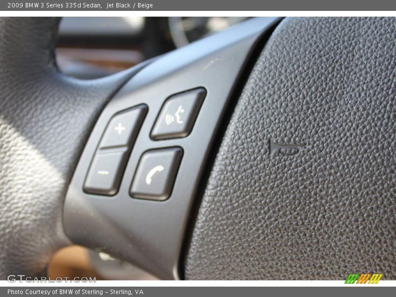 Jet Black / Beige 2009 BMW 3 Series 335d Sedan