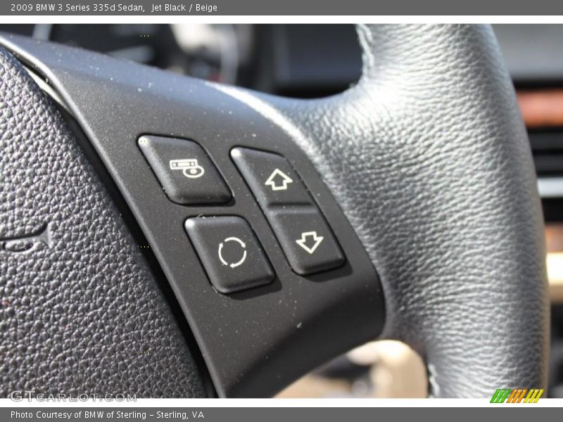 Jet Black / Beige 2009 BMW 3 Series 335d Sedan