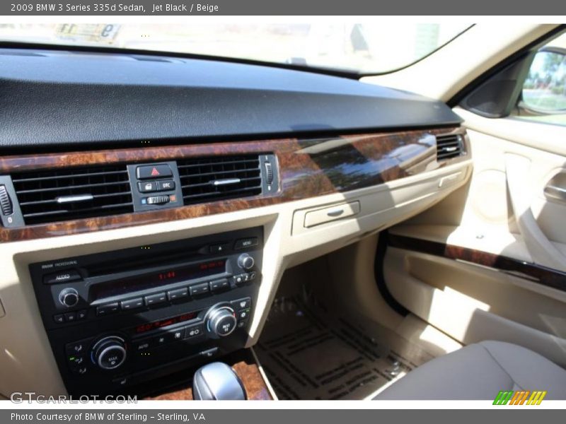 Jet Black / Beige 2009 BMW 3 Series 335d Sedan