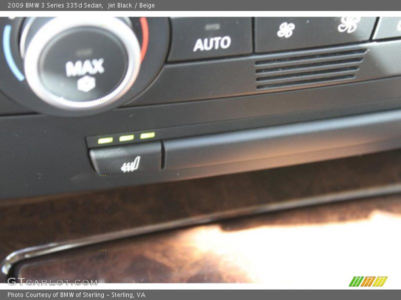 Jet Black / Beige 2009 BMW 3 Series 335d Sedan