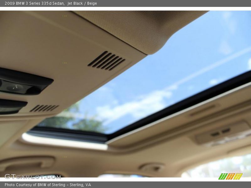 Jet Black / Beige 2009 BMW 3 Series 335d Sedan