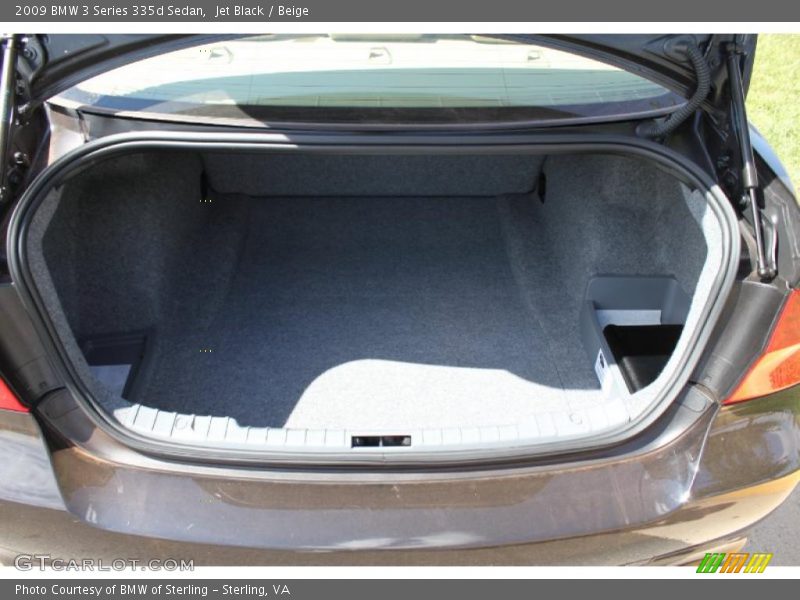 Jet Black / Beige 2009 BMW 3 Series 335d Sedan