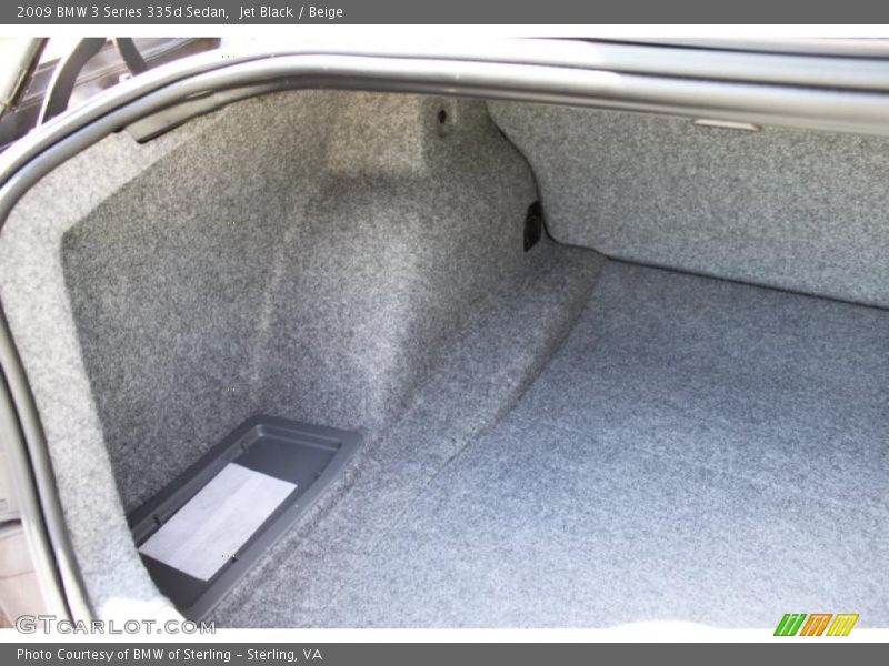 Jet Black / Beige 2009 BMW 3 Series 335d Sedan