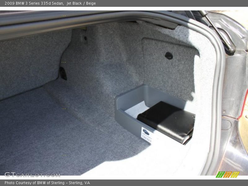Jet Black / Beige 2009 BMW 3 Series 335d Sedan